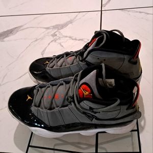 Air Jordan 6 Rings Men's Size 13 Light Graphite Smoke Grey Shoes